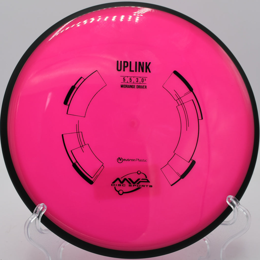 MVP Uplink weaving smooth lines through the woods at Deer Lakes Disc Golf Course in Tarentum, Pennsylvania.

