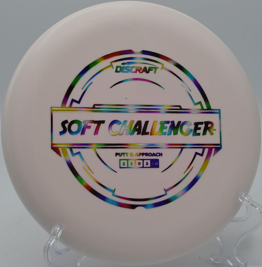 Discraft Soft Putter Line Challenger – Stable putter for controlled finishes, great for both putting and approach shots at Sunset Hills Disc Golf Course in St. Louis, Missouri.
