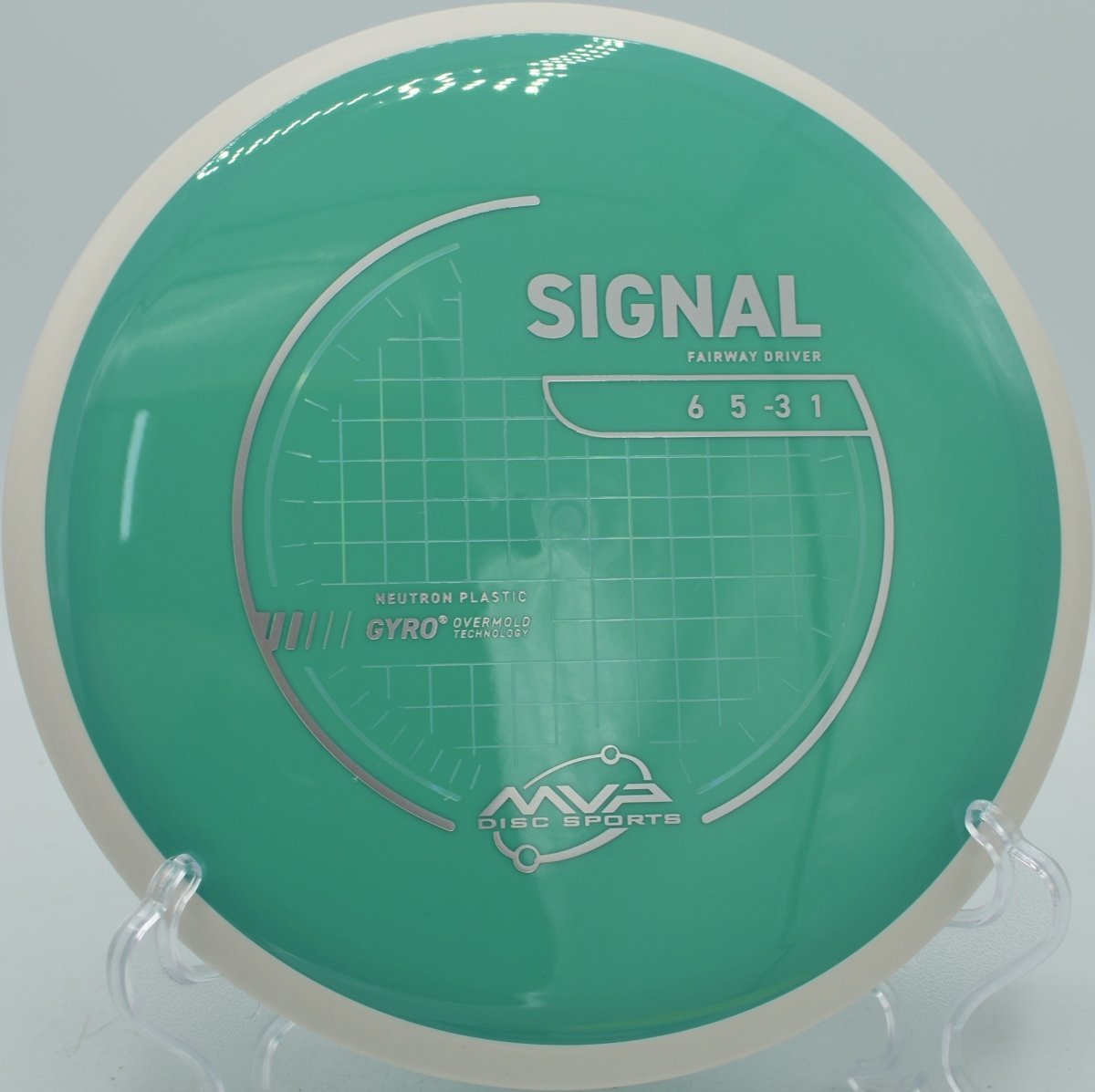 Neutron Signal disc golf driver navigating tight woods at Rollin Ridge Disc Golf Course, Reedsville, Wisconsin