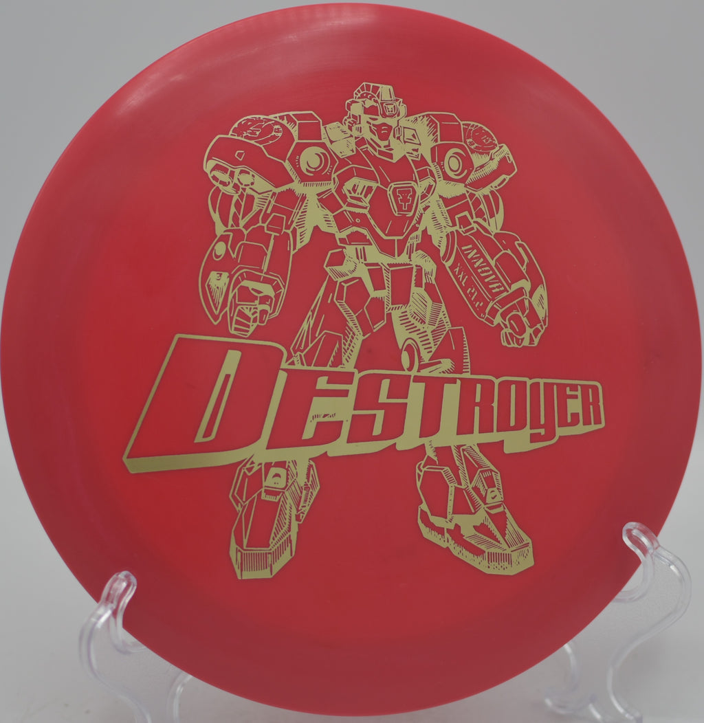 Innova XXL Star Destroyer penned edition distance driver ripping massive flex shots at Blue Ribbon Pines Disc Golf Course in East Bethel, Minnesota.