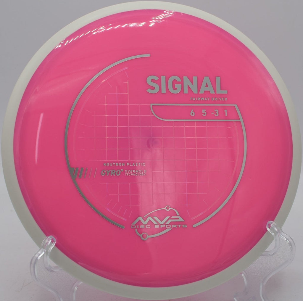 Neutron Signal disc golf driver flying a controlled roller line at Iron Hill Disc Golf Course, Newark, Delaware