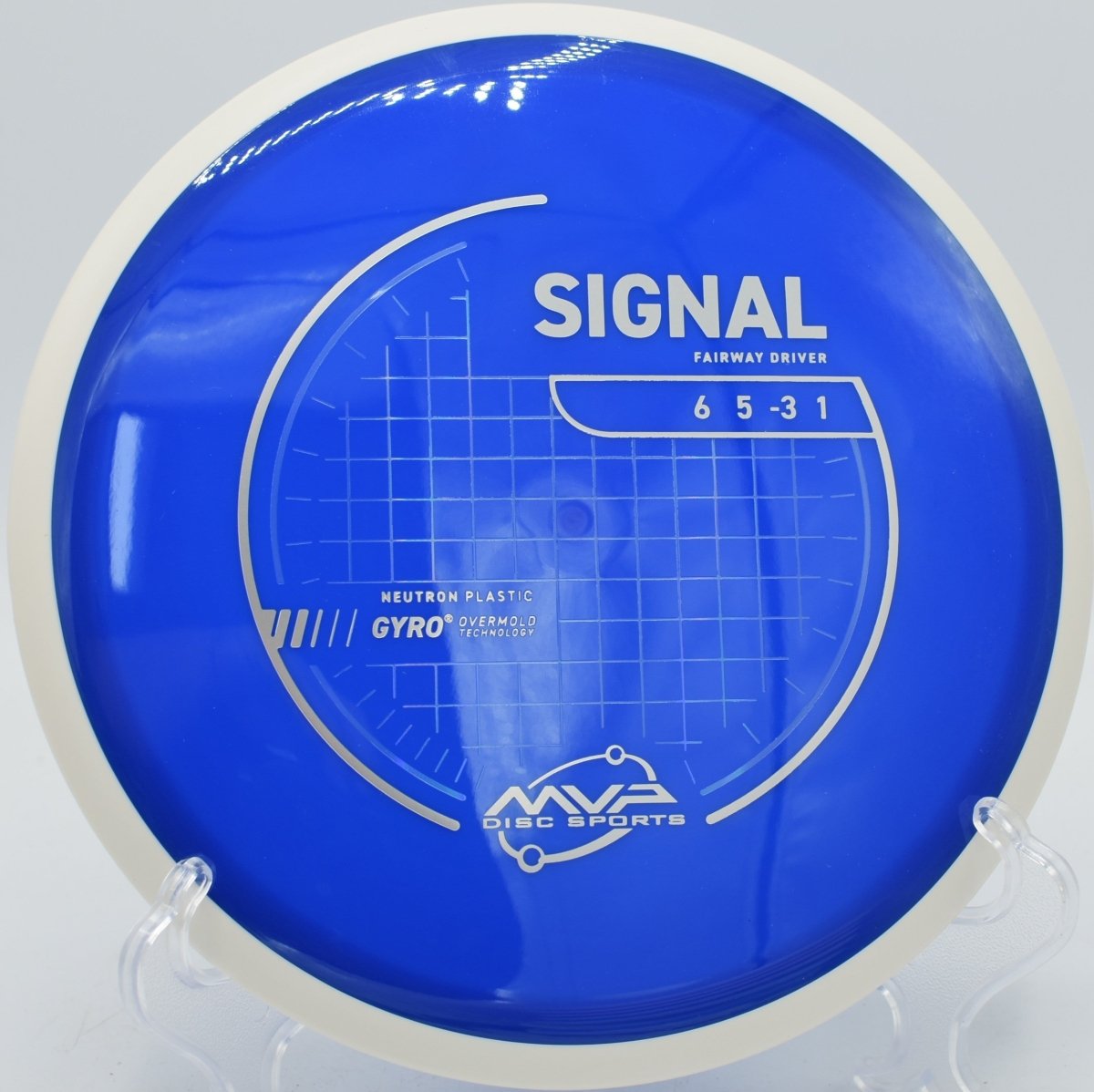 Neutron Signal disc golf driver weaving through wooded gaps at Hornets Nest Disc Golf Course, Charlotte, North Carolina