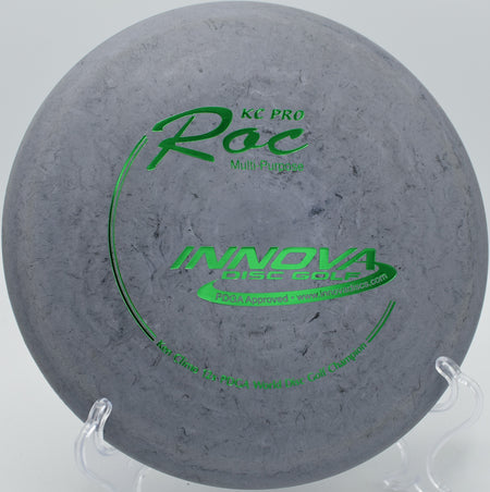 Innova KC Pro Roc floating through the trees on Hole 5 at Blue Ribbon Pines Disc Golf Course, East Bethel, Minnesota.