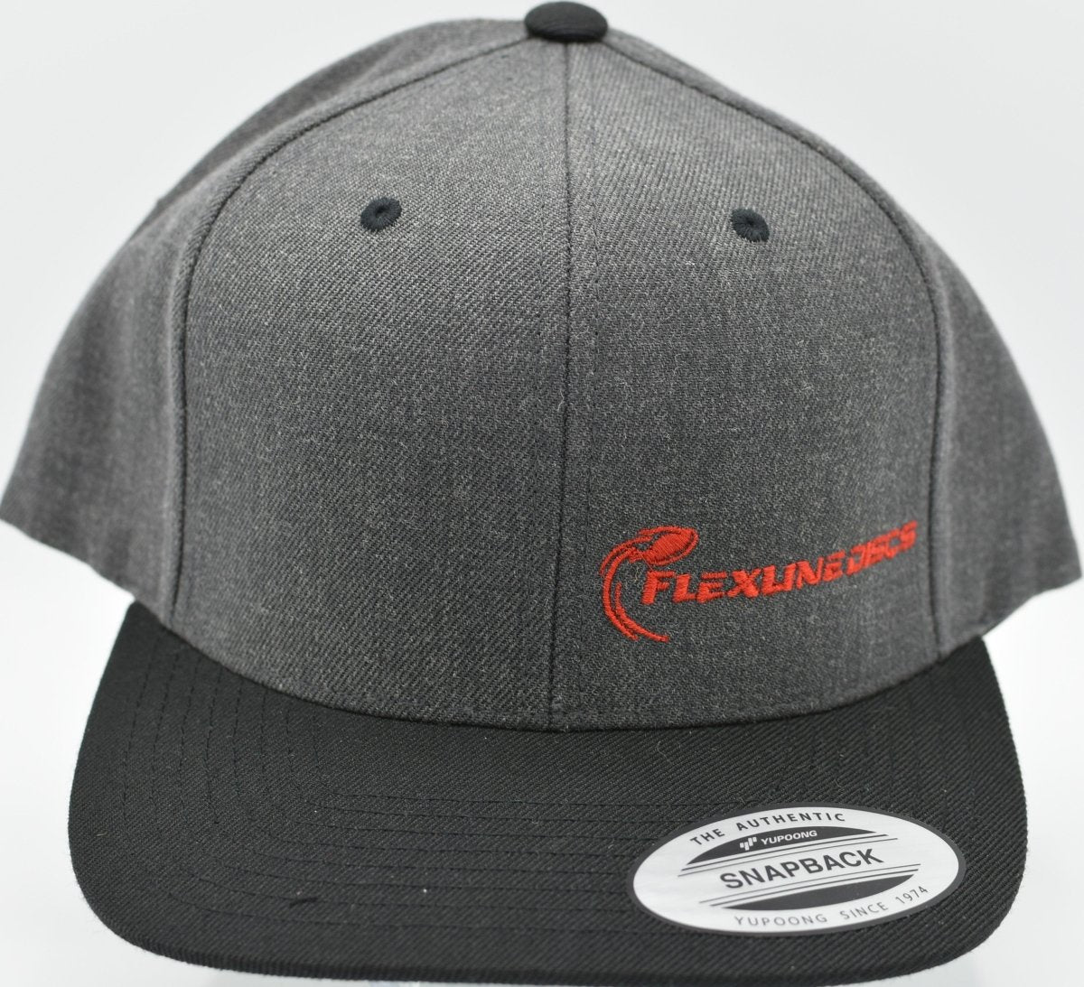 Premium Snapback Hat, Flat Bill Cap, 2 - Tone - YP Classics® - Flexline Discs - 74460751097821