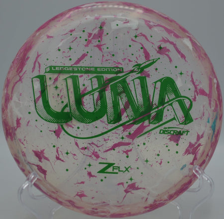 Jawbreaker Z Super Flx Luna demonstrating torque-resistant flight at Winthrop Gold Disc Golf Course in Rock Hill, South Carolina