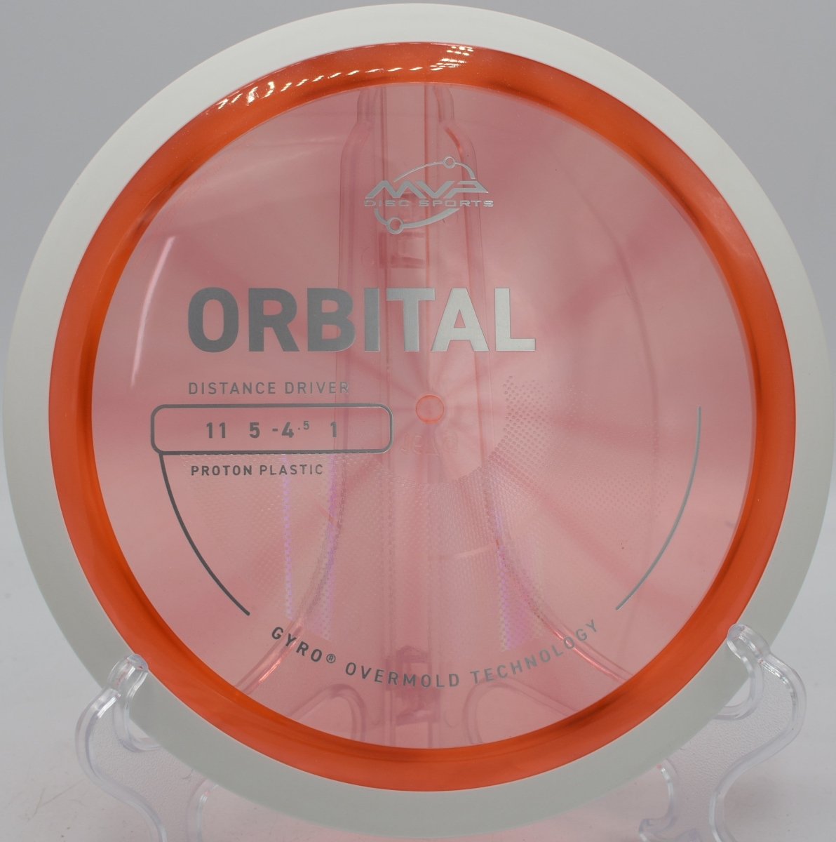Proton Orbital disc golf driver shaping an understable fairway line at Rollin Ridge Disc Golf Course, Reedsville, Wisconsin