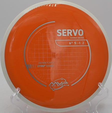 Neutron Servo disc golf fairway driver holding a straight fairway shot at Idlewild Disc Golf Course, Burlington, Kentucky