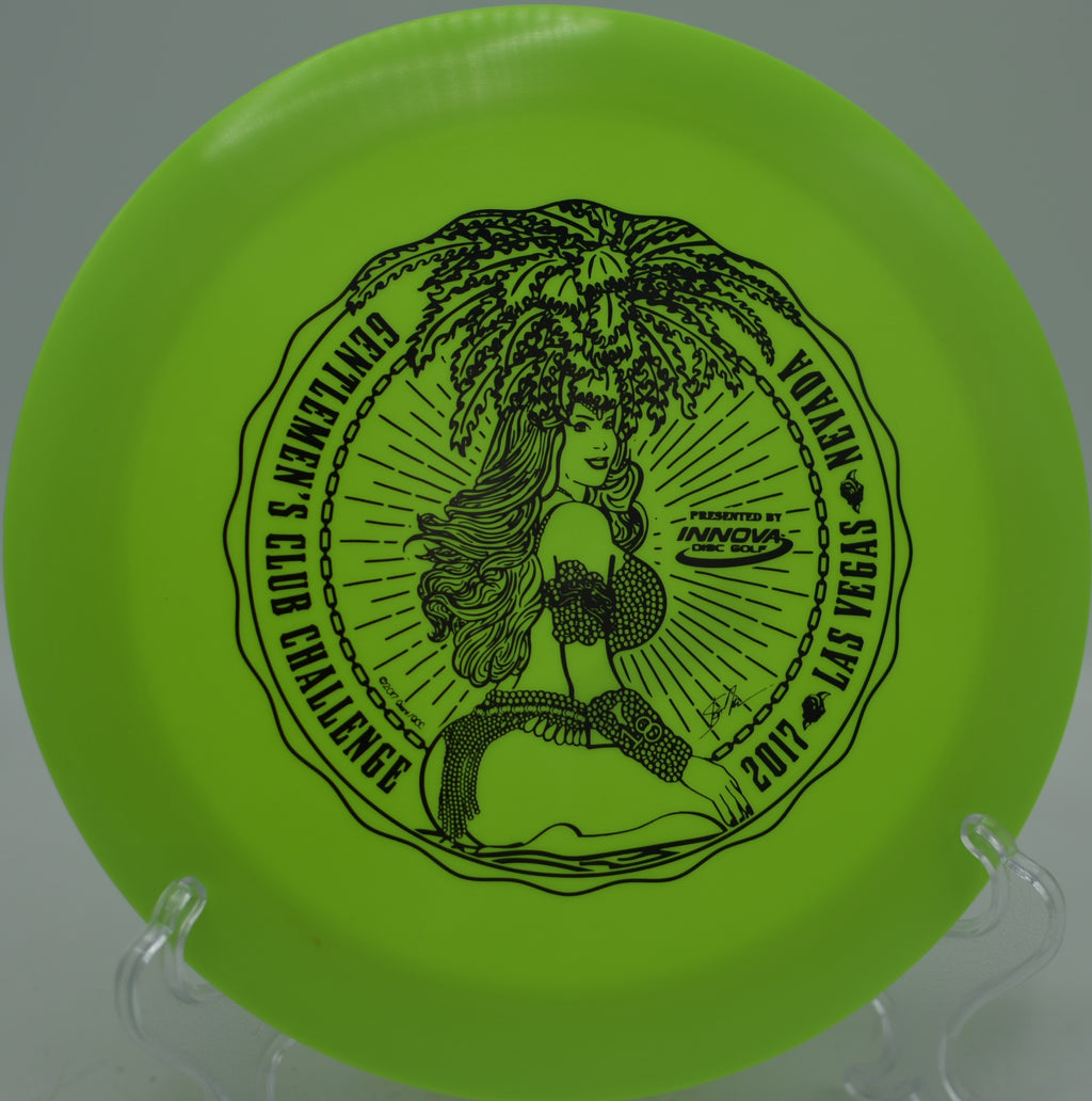 Innova Tourney Stamp *DS penned Paul McBeth Destroyer stable driver parking fairway bombs at DeLaveaga Disc Golf Course in Santa Cruz, California.