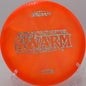 Z Swirl Swarm spiking hard on an overstable midrange flex line at Swope Park in Kansas City, Missouri.


