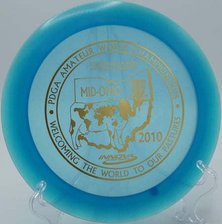 Champion Katana by Innova – Maximum glide, perfect for distance and turnover shots at Harmon Hills Disc Golf Course in Oliver Springs, Tennessee.

