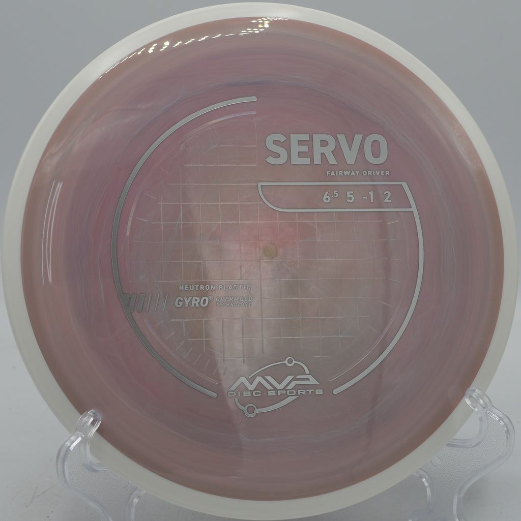 Neutron Servo disc golf fairway driver shaping a placement drive at Eagles Crossing Disc Golf Course, Hawk Point, Missouri