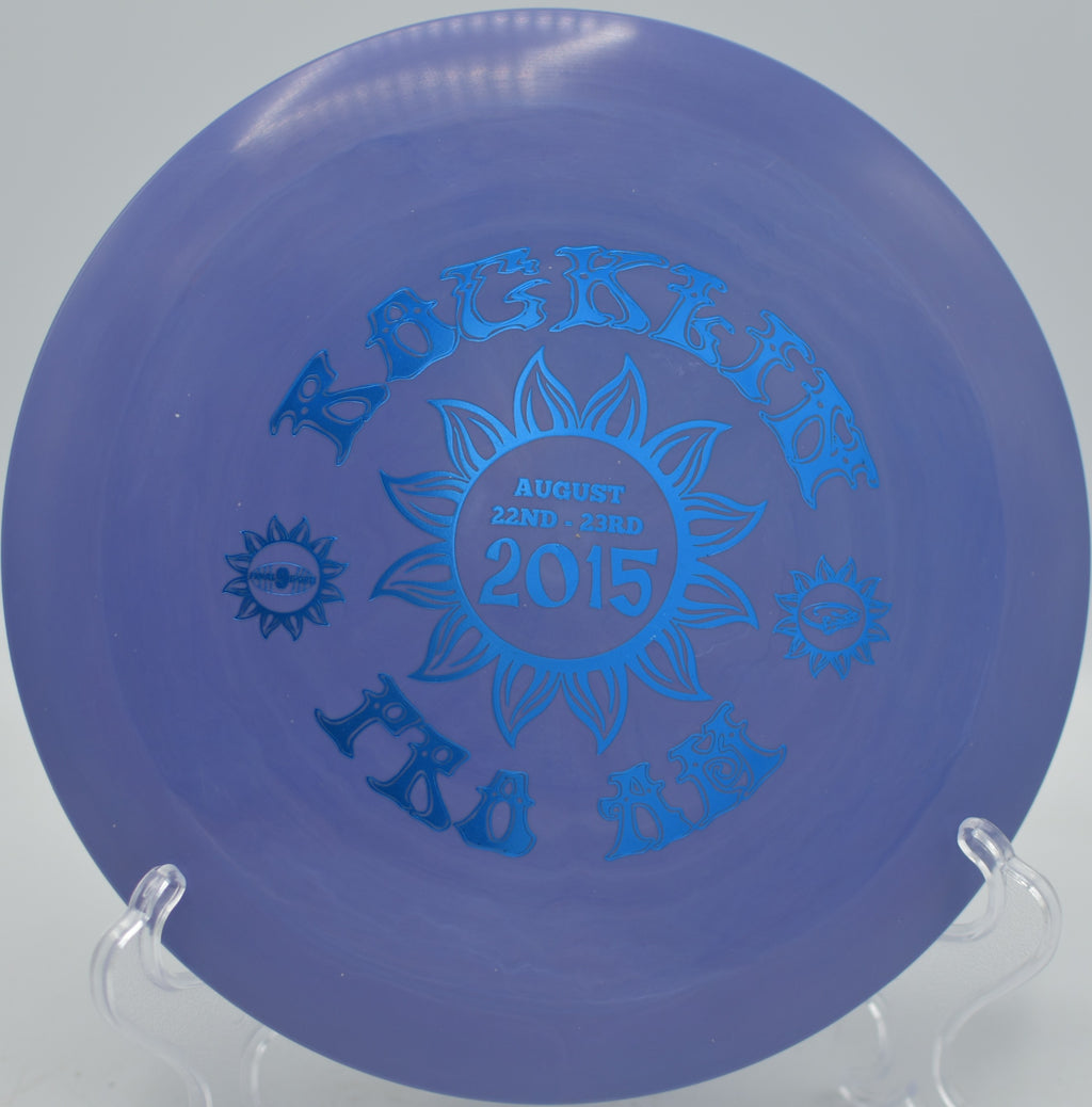 Innova penned *DS early run Paul McBeth Tourney Stamp Destroyer launching long hyzers at Nevin Park Disc Golf Course in Charlotte, North Carolina.