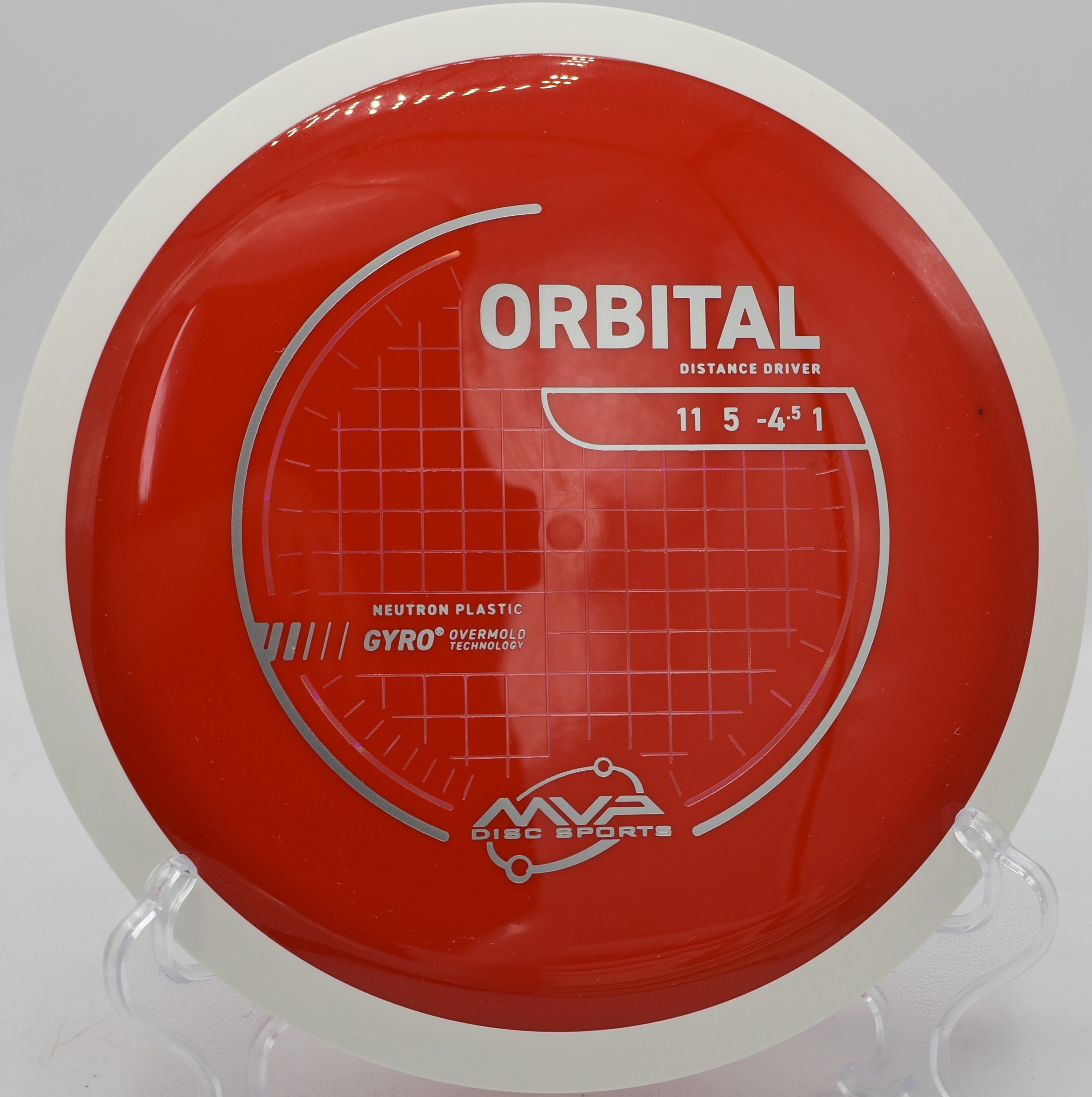 Neutron Orbital disc golf driver executing a controlled roller at Rollin Ridge Disc Golf Course, Reedsville, Wisconsin