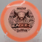 Proto Glow Eagle glowing brightly under UV flashlight before night round at Sunset Park DGC in Las Vegas, Nevada

