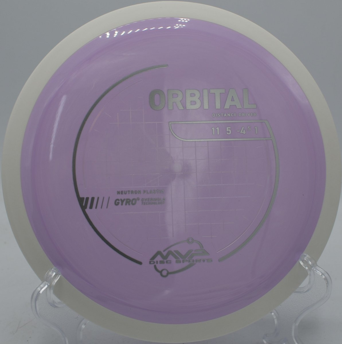 Neutron Orbital disc golf driver stretching effortless distance at Eagles Crossing Disc Golf Course, Hawk Point, Missouri