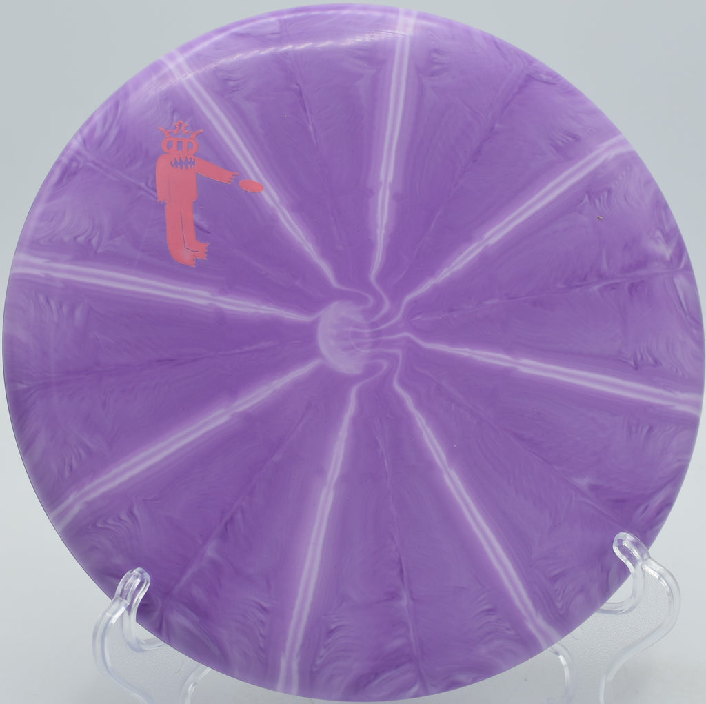 Dynamic Discs Putt Monster Classic Soft Burst Judge trusted for circle two putts at Hornets Nest Disc Golf Course in Charlotte, North Carolina.