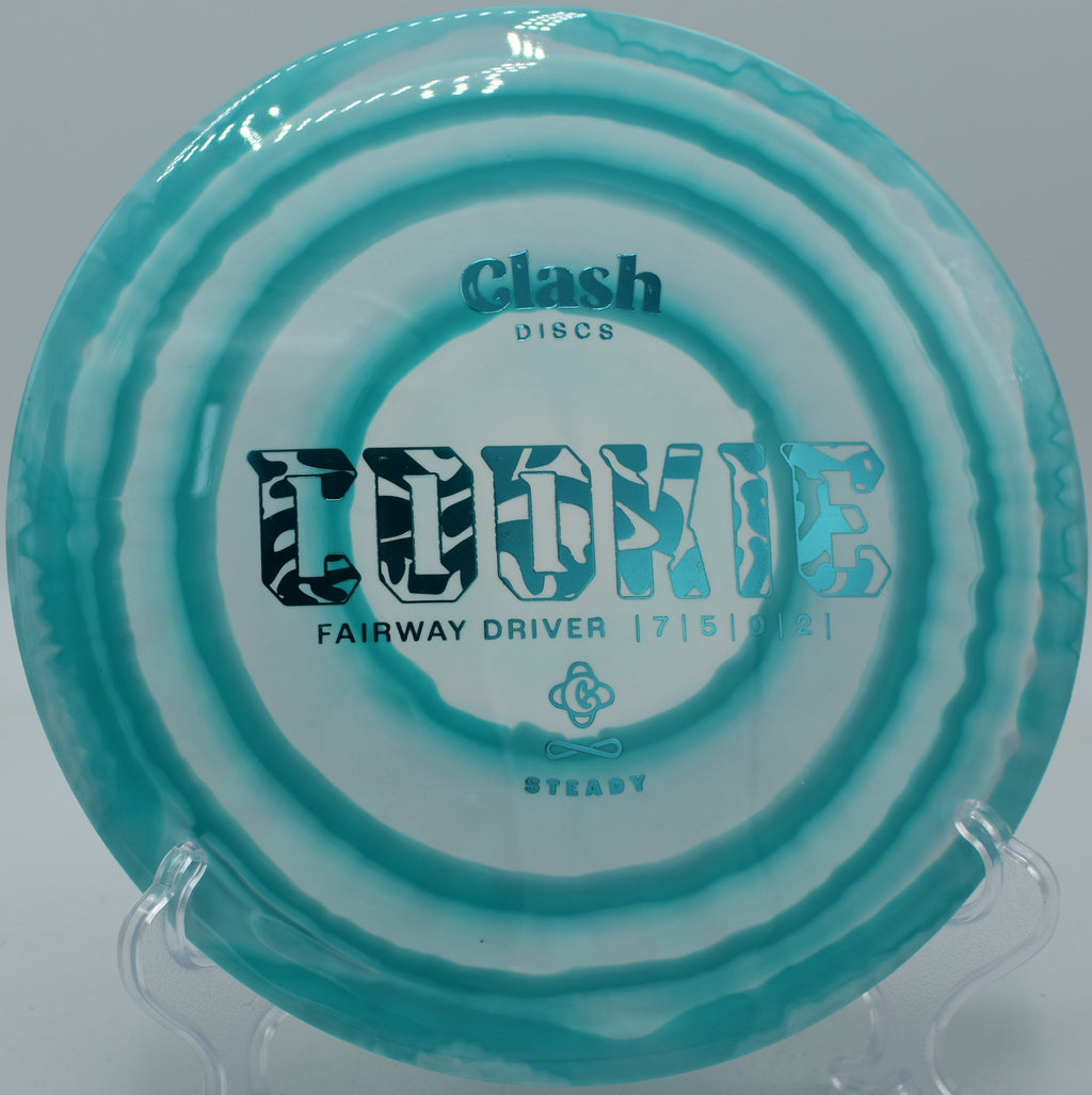 Controlled turnover with Steady Cookie at Kincaid Park Disc Golf Course in Anchorage, Alaska.

