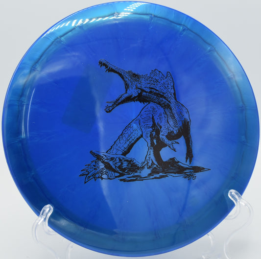"Anhyzer release using the Mint Disc Alpha at DeLaveaga in Santa Cruz, CA."
