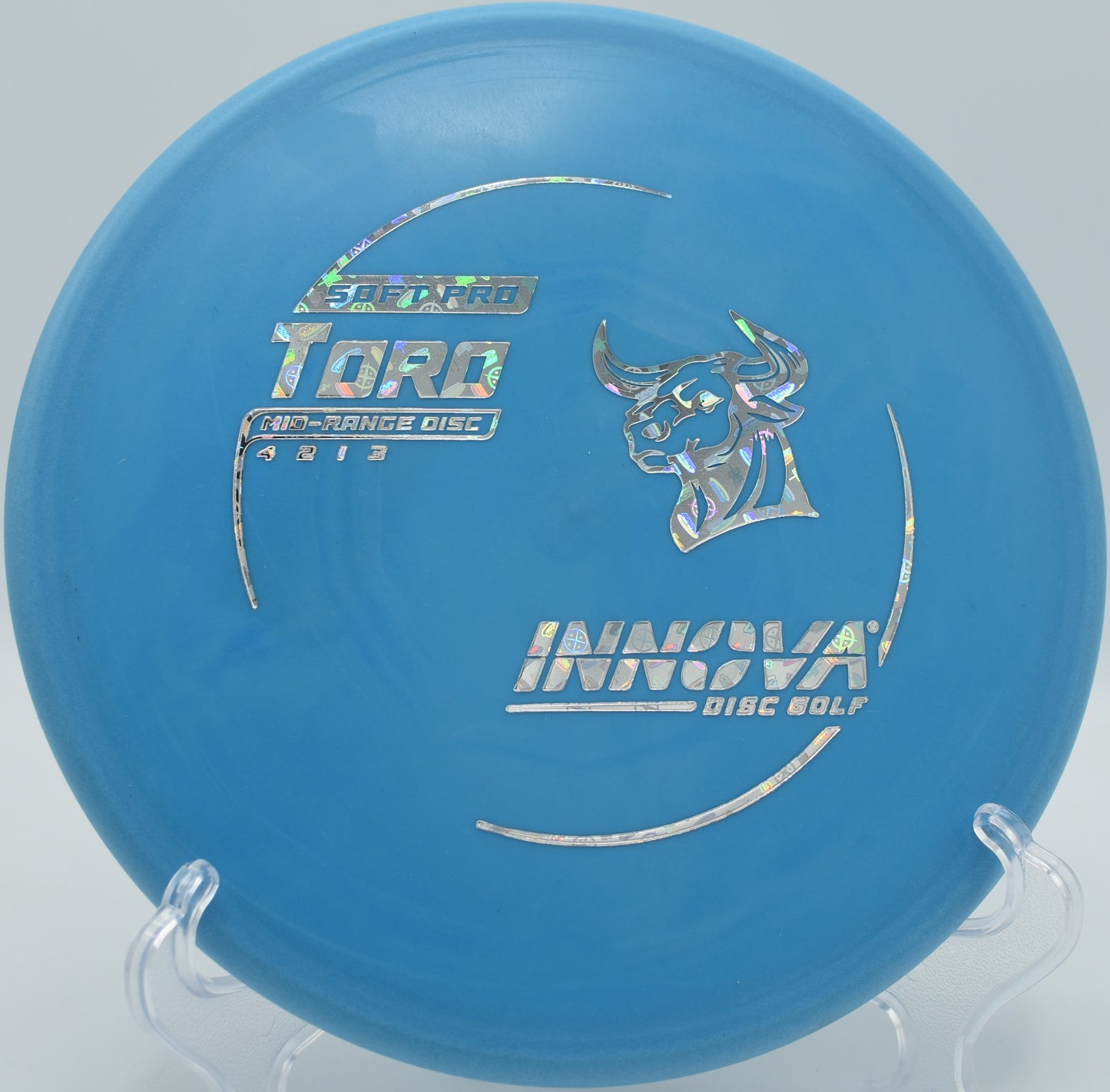 Soft Pro Toro used for a spike hyzer into wind at Harmon Hills disc golf course in Fall Branch, Tennessee

