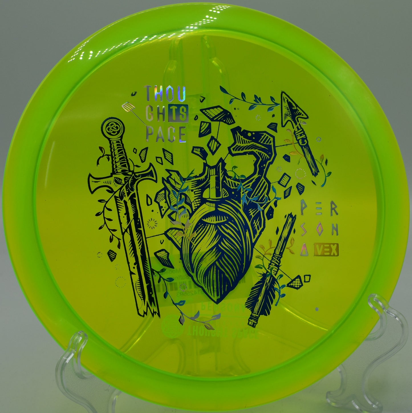 ThoughtSpace Vex Persona – Understable driver with stunning Vex plastic and excellent grip, perfect for forehand turnover shots at Rolling Ridge Disc Golf Course in Salt Lake City, Utah.