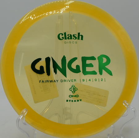 Steady Ginger carving a flex line at Walter Frederick Morrison Disc Golf Course in Sugarhouse Park, Utah.

