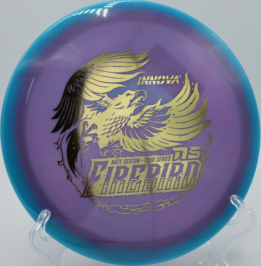 2025 Sexton Firebird slicing clean through wind with a flat release at Waterworks Park in Kansas City, Missouri.

