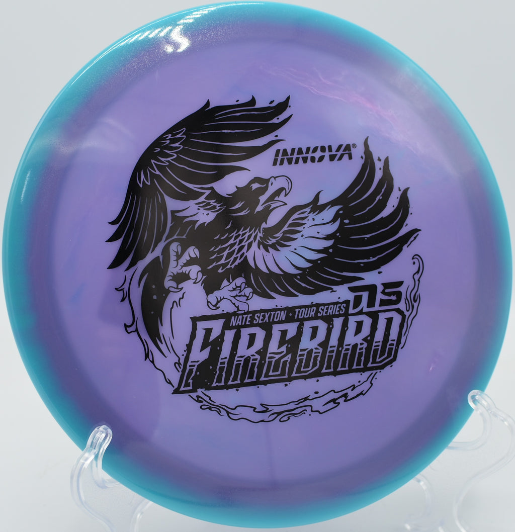 2025 Sexton Firebird slicing clean through wind with a flat release at Idlewild DGC in Burlington, Kentucky.

