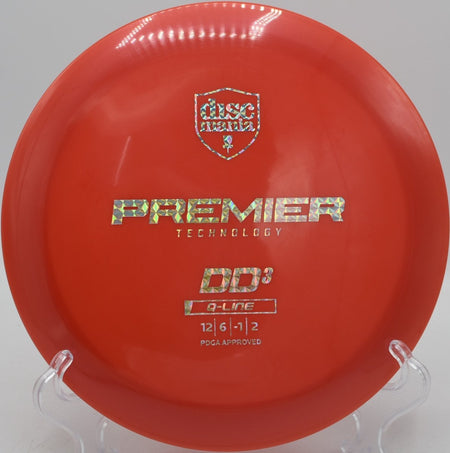 Discmania Q-Line DD3 featured at Tall Firs DGC, Monroe WA for powerful backhand drives and long flex shots
