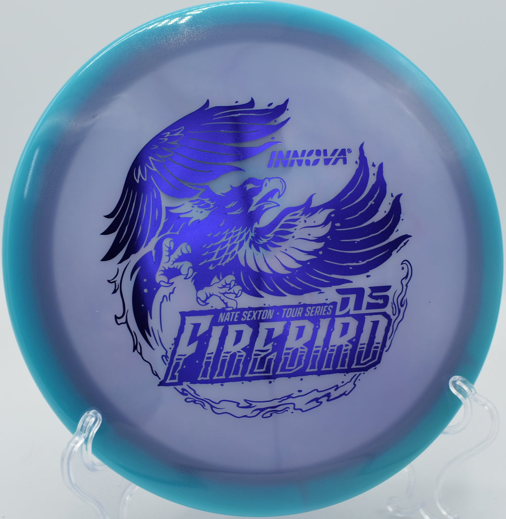2025 Sexton Firebird resisting turn before a strong late fade at Lake Eureka DGC in Eureka, Illinois.

