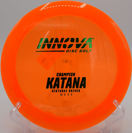 Innova Katana flying a huge hyzer flip at Water Works Park Disc Golf Course in Kansas City, Missouri