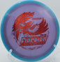 2025 Sexton Firebird holding angle on a force-over flex forehand at Flip City in Shelby, Michigan.

