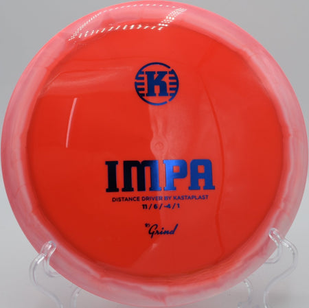 K1 Grind Impa disc golf distance driver stretching effortless distance at Blue Ribbon Pines, East Bethel, Minnesota
