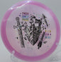 ThoughtSpace Vex Persona – 8/5/-3/1 flight path designed for anhyzers and turnover shots, perfect for players with slower arm speeds at DeLaVeaga Disc Golf Course in Santa Cruz, California.