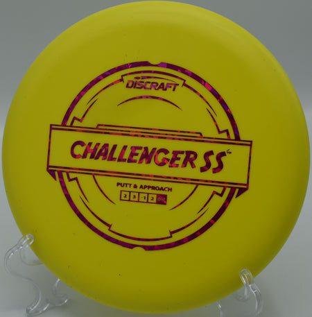 Discraft Putter Line Challenger SS – Stable putter with smooth fade, perfect for controlled approach shots and putts at Ironwood Disc Golf Course in Waukesha, Wisconsin.