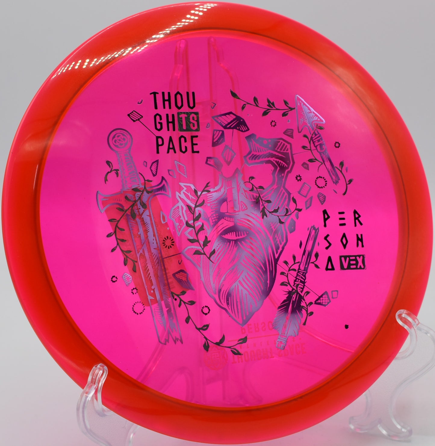 ThoughtSpace Vex Persona – Ideal for gentle hyzer-flips and long-range controlled drives at The Little Everglades Ranch Disc Golf Course in Dade City, Florida.