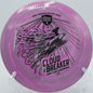 Discmania Swirl S-Line Cloudbreaker launching on a full-power flex shot at North Boundary Park in Cranberry Township, Pennsylvania

