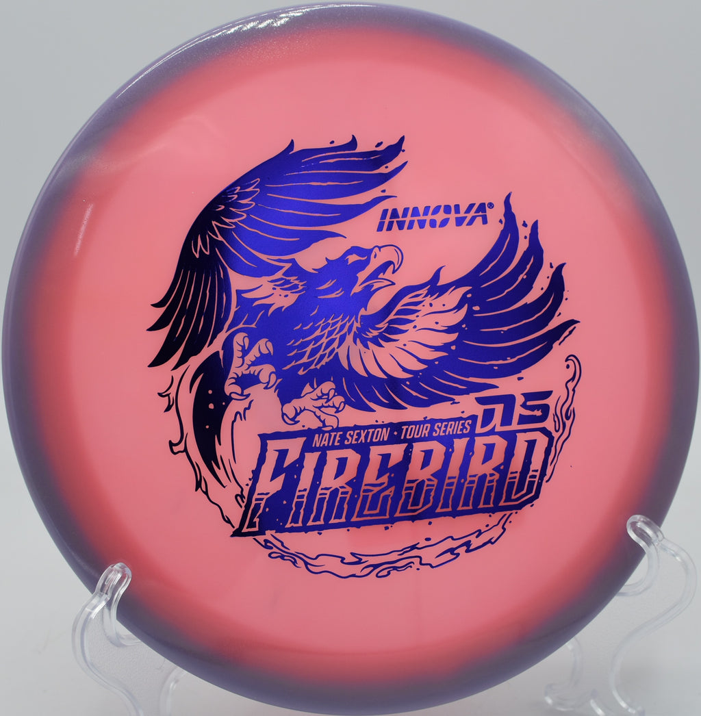 2025 Sexton Firebird resisting turn before a strong late fade at Glenwood Springs DGC in Colorado.

