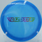 Discmania Splice utility fairway driver launched on a forehand spike hyzer at Harmon Hills Disc Golf Course in Fall Branch, Tennessee







