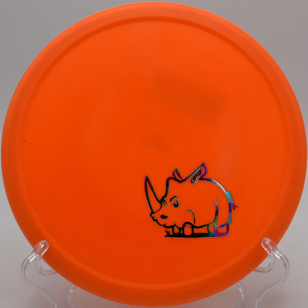 Innova Rhyno thrown with controlled hyzer at Blue Ribbon Pines Disc Golf Course in East Bethel, Minnesota