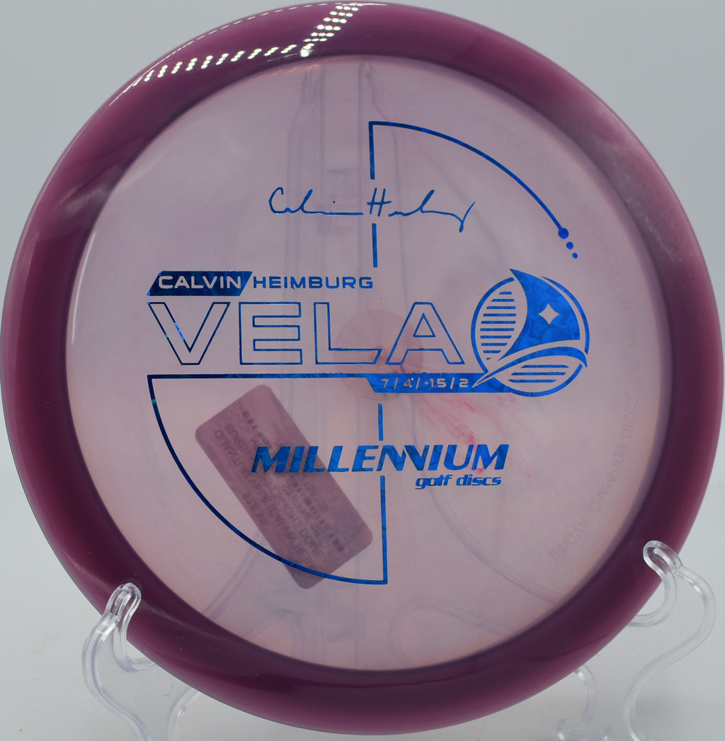 Quantum Vela held in hand for a precise fairway shot at Harmony Bends in Columbia, Missouri.

