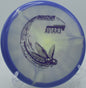 Halo Star Glow Aviar3 settling next to the pin on a touchy upshot at Maple Hill Disc Golf Course in Leicester, Massachusetts.

