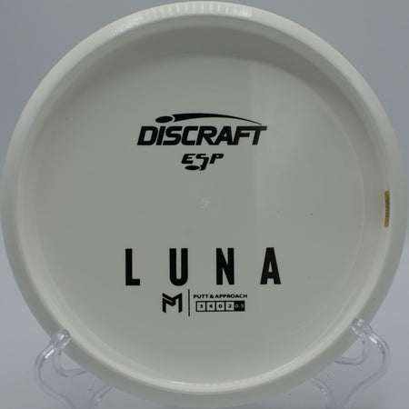 ESP Luna disc golf putter holding a straight line at Tom Triplett Disc Golf Course, Pooler, Georgia