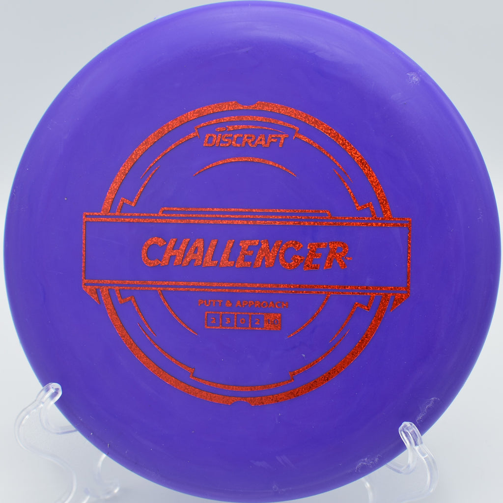Discraft Putter Line Challenger – Stable, predictable putter ideal for controlled putting and upshots at DeLaVeaga Disc Golf Course in Santa Cruz, California.

