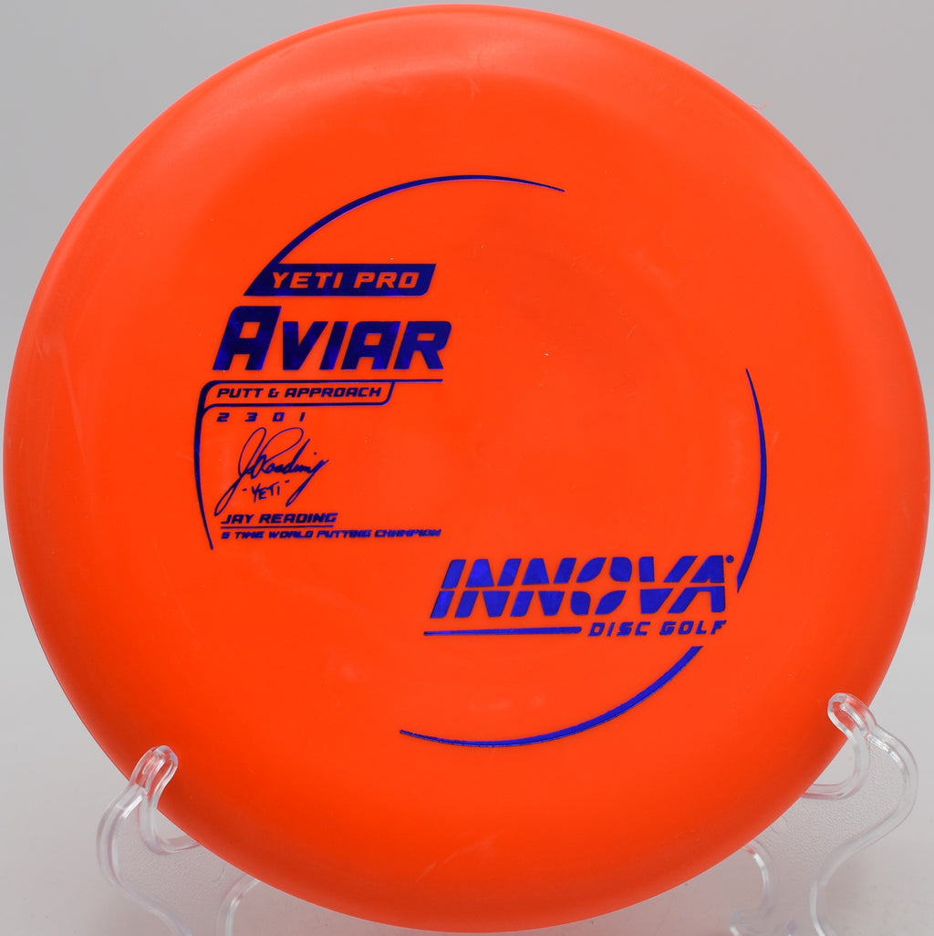 Yeti Pro Aviar putter released on a spin putt at DeLaveaga Disc Golf Course in Santa Cruz, California