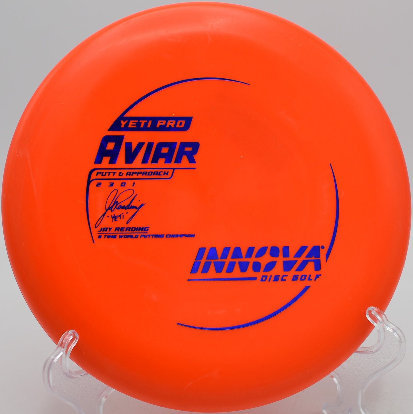 Yeti Pro Aviar putter released on a spin putt at DeLaveaga Disc Golf Course in Santa Cruz, California