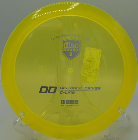 C-Line DD Discmania high-speed driver trusted for max distance at Idlewild Disc Golf Course in Burlington, Kentucky.