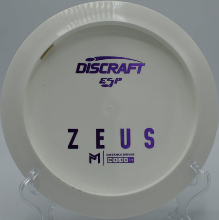ESP Zeus disc golf distance driver shaping a powerful S-curve at Kincaid Park Disc Golf Course, Anchorage, Alaska