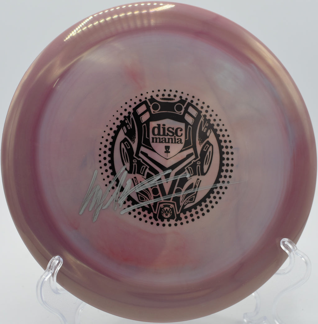 Les White Signed Swirly S-Line DDX (Penned)