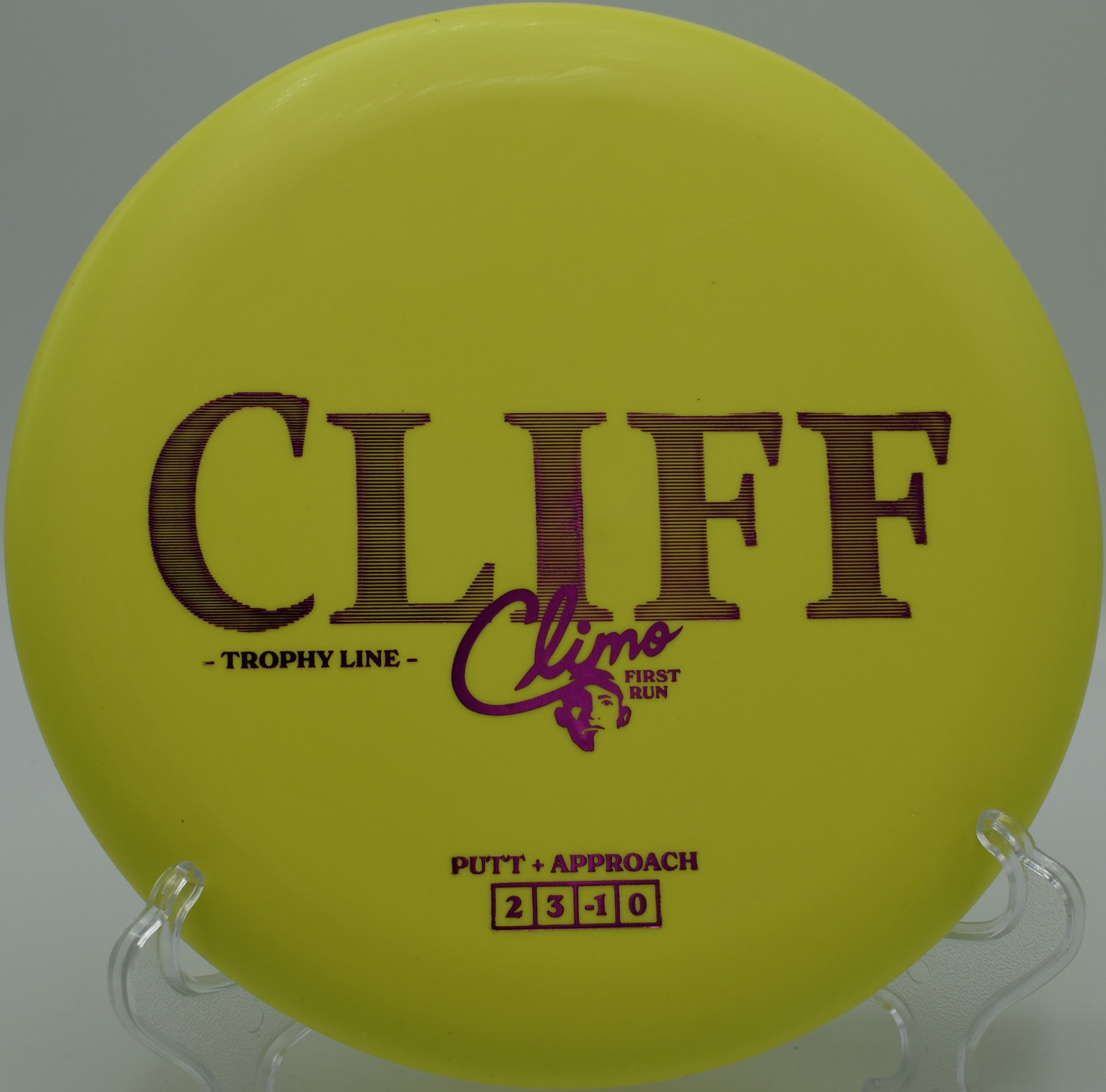 Trophy Line Cliff disc golf putter approaching the pin at Rosedale Park Disc Golf Course, Kansas City, Kansas