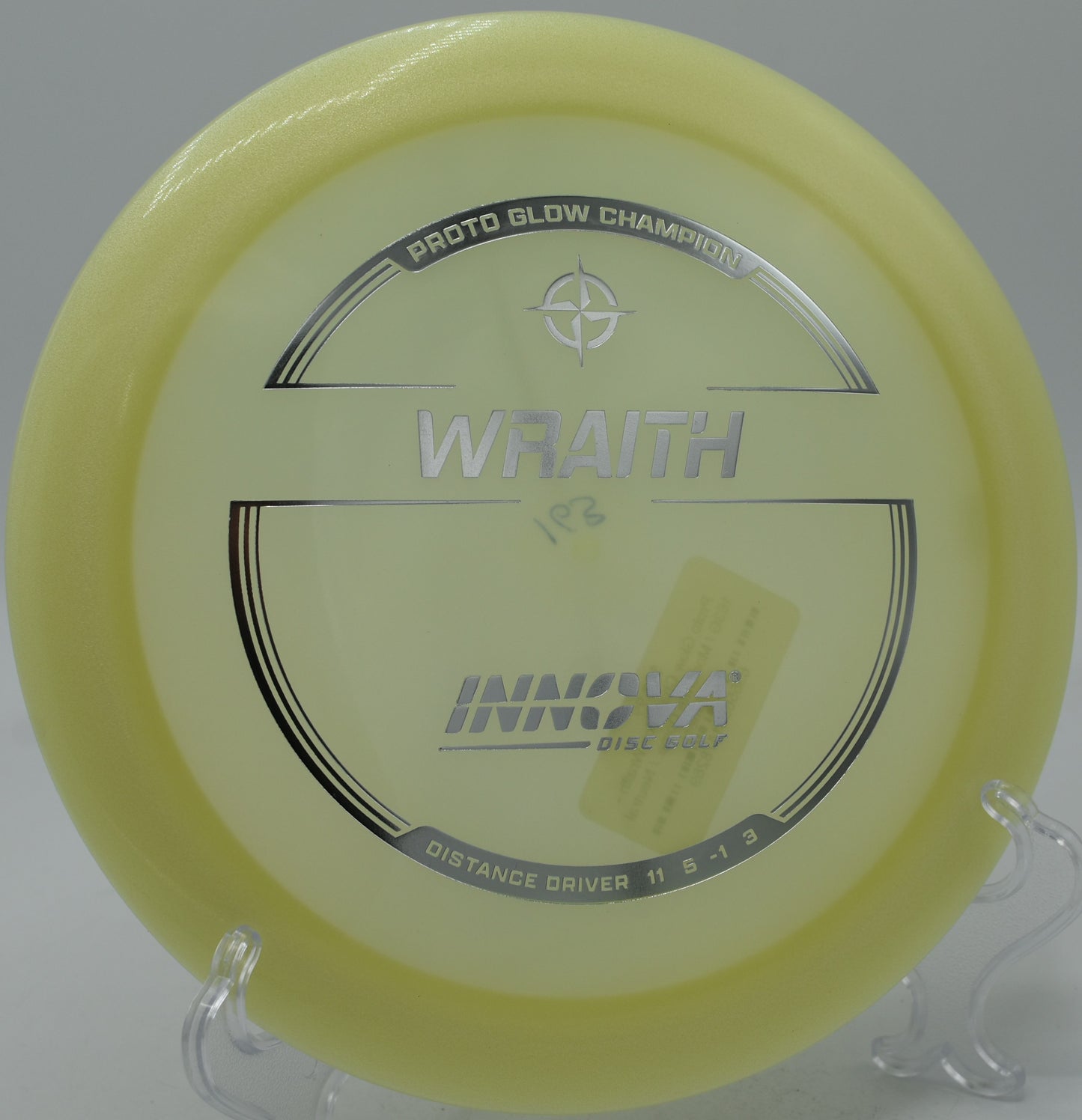 Power forehand with a Glow Champion Wraith at West Lake Disc Golf Course in Davenport, Iowa.

